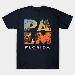 Funny Florida Surfing Time best gift for surfer T-Shirt